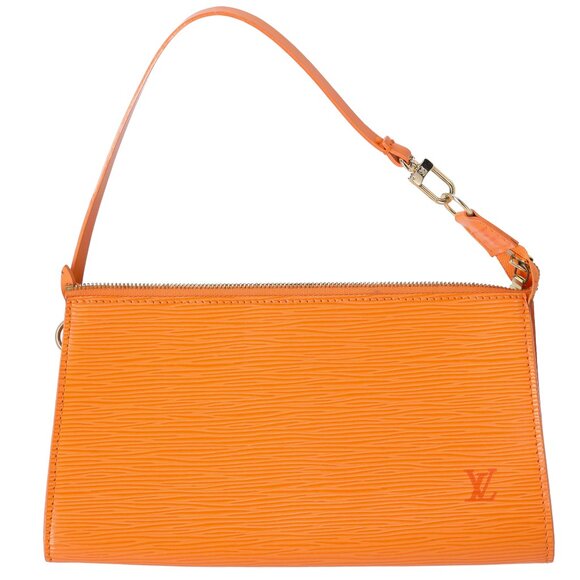 Louis Vuitton Pochette Accessoires 24 Epi Handbag M5294H Mandarin Leather - Picture 1 of 7